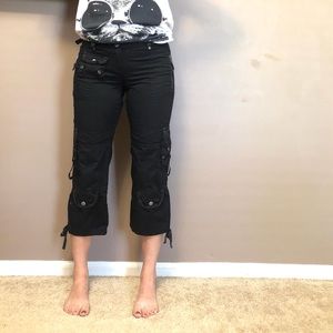 THE LIMITED Black Utility Capris - size 2